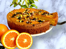 Load image into Gallery viewer, Almond & Orange Blackberry Cake