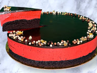 Raspberry Mousse Cake